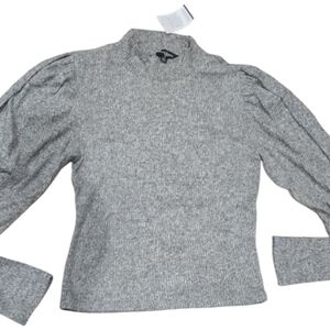 Ambiance Gray Long Sleeve Top Size Medium NWT